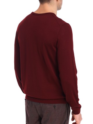 Красный свитер BOSS: фото 4 - Invogue